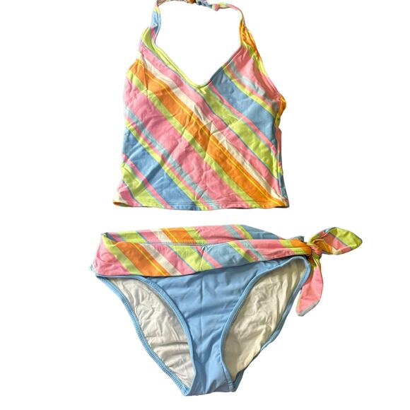 Lauren Ralph Lauren Tankini Swim Suit Bikini Womens 6* - Picture 2 of 8
